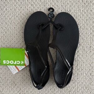 NWT Crocs Isabella T-Strap Sandal